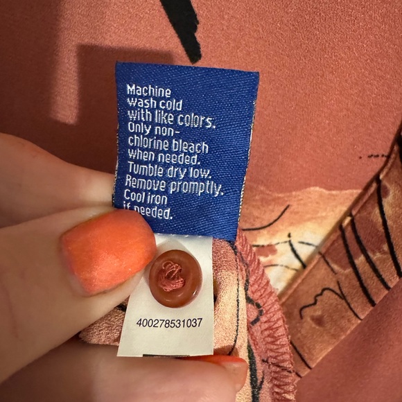 ❤️SUMMER FLORAL PRINT "MAUVE" SLEEVELESS TOP XLARGE #S - Picture 10 of 10